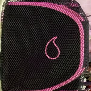 Sweet Sweat Waist Trimmer Band (Women & Men) - Trainer Belt - Black Pink Size M